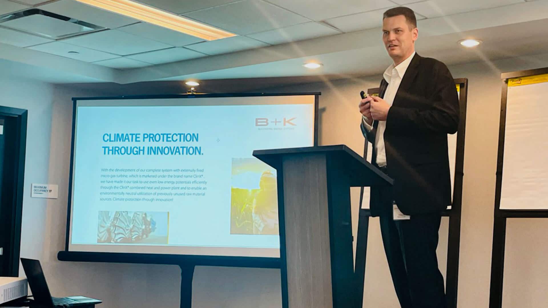 BHKW Hersteller Berg und Kiessling bei Capstone Green Energy in Houston