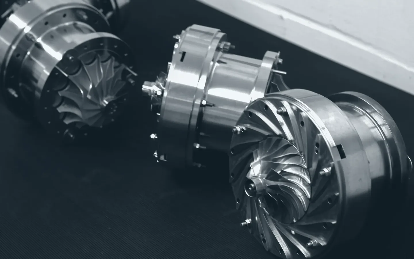 Mehrere Turbogruppen nebeneinander